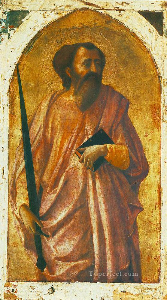 St Paul Christian Quattrocento Renaissance Masaccio Oil Paintings